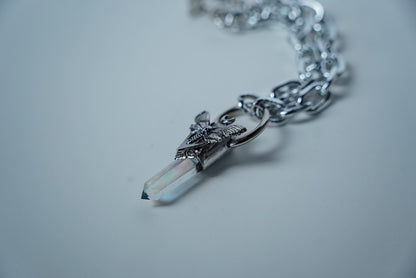 Moon Moth Crystal Pendant (Holographic)