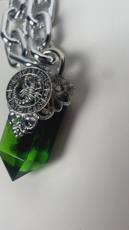 The Scorpion - Scorpio Crystal Pendant